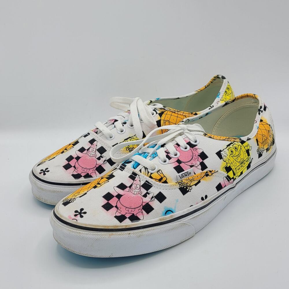 Vans X Spongebob Authentic Airbrush Mens Size 11.… - image 2